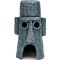 Penn Plax SpongeBob Squidward Easter Island Home Aquarium Ornament
