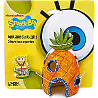 Penn Plax SpongeBob & Pineapple House Aquarium Ornament