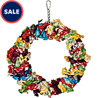 Caitec Paradise Large Cotton Snuggle Ring Bird Toy