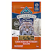 Blue Buffalo Wilderness Grain-Free and Protein-Rich, Great for Training, Chicken & Turkey Recipe Soft Cat Treats