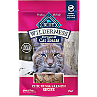Blue Buffalo Wilderness Grain Free Soft-Moist Chicken & Salmon Cat Treats