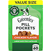 Greenies Pill Pockets Chicken Flavor Large Size Soft Dog Treats