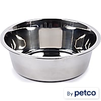 EveryYay Dining In Non-Skid Brushed Stainless Steel Dog Bowl