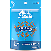 WholeHearted Savory & Tasty Soft Cat Treats - Salmon Recipe