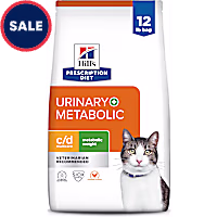 Hill's Prescription Diet Metabolic + Urinary, Weight + Urinary Care Chicken Flavor Dry Cat Food