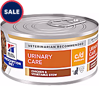 Hill's Prescription Diet c/d Multicare Urinary Care Chicken & Vegetable Stew Canned Cat Food