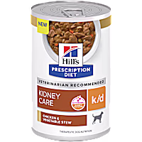 Hill's Prescription Diet k/d Kidney Care Chicken & Vegetable Stew Canned Dog Food