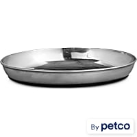 EveryYay Dining In Oval Stainless Steel Cat Bowl