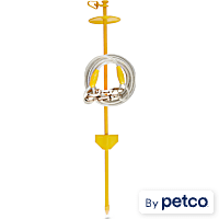 EveryYay Stretch Your Legs Trusty Tether Tie-Out Cable with Dome Stake, For Dogs up to 150 lbs.