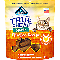 Blue Buffalo True Chews Sticks Chicken Recipe, Meaty & Savory Made in the USA Natural Cat Treats