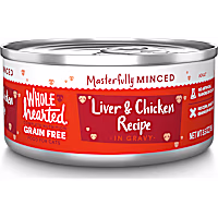 WholeHearted All Life Stages Grain-Free Chicken & Liver Recipe Minced in Gravy Wet Cat Food