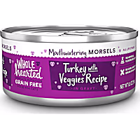 WholeHearted All Life Stages Grain-Free Turkey with Veggies Recipe Morsels in Gravy Wet Cat Food