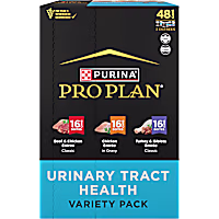 Purina Pro Plan Urinary Tract Chicken, Beef and Chicken, Turkey and Giblets Wet Cat Food Variety Pack