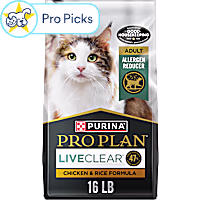 Purina Pro Plan LiveClear Cat Allergen Reducing with Chicken and Rice Adult Dry Cat Food