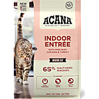 ACANA Indoor Entree Chicken Turkey Whole Herring and Rabbit Dry Cat Food for Indoor Cats