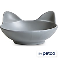 EveryYay Dining In Cat Head Ceramic Cat Bowl