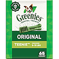 Greenies Original Teenie Natural Dog Dental Care Chews Oral Health Dog Treats