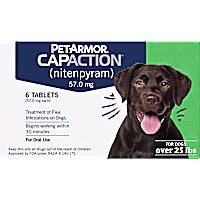 PetArmor CapAction Fast Acting Oral Flea Treatment for Large Dogs