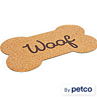 EveryYay Table Manners Woof Bone Cork Placemat for Dogs