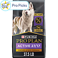 Purina Pro Plan Active High Protein, SPORT 27/17 Chicken & Rice Formula Dry Dog Food
