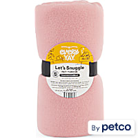 EveryYay Let's Snuggle Pink Plush Pet Throw