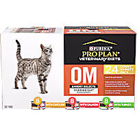 Purina Pro Plan Veterinary Diets OM Savory Selects Wet Cat Food Variety Pack