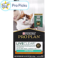 Purina Pro Plan LiveClear Allergen Reducer Chicken and Rice Formula Dry Cat Food for Kittens Cat