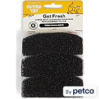 EveryYay Get Fresh Self Cleaning Fountain Large Particle Replacement Filters for Cats