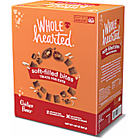WholeHearted Chicken Flavor Soft-Filled Bites Cat Treats
