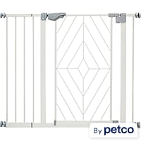 EveryYay Modern White Dog Gate