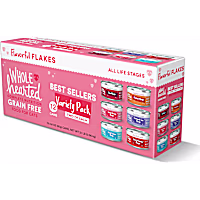 WholeHearted Grain Free Best Sellers Flakes Wet Cat Food Variety Pack