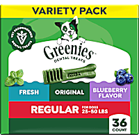 Greenies Adult Natural Dental Dog Treats Regular Size