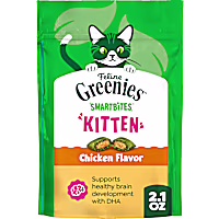 Greenies Feline Smartbites Chicken Flavor Kitten Treats
