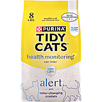 Purina Tidy Cats Tidy Care Alert Cat Health Monitoring Unscented Non Clumping with Silica Crystals Cat Litter