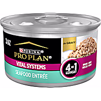 Purina Pro Plan Specialized Vital Systems Seafood Entree in Gravy 4-in-1 Support Wet Cat Food