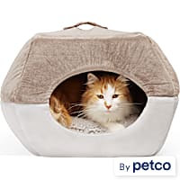 EveryYay 2-in-1 Novelty Pyramid Convertible Cat Bed