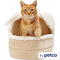 EveryYay Bunny Ear Convertible Hooded Cat Bed