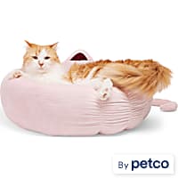 EveryYay Pink Cat Ear Round Bed
