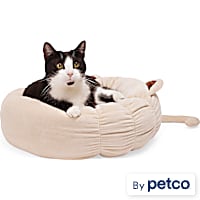 EveryYay Tan Cat Ear Round Bed