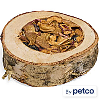 EveryYay Chewable Wood Fruit Bowl 2-in-1 Toy for Small Animals
