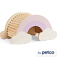 EveryYay Rainbow Wooden Hideaway for Small Animals