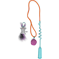 Catstages Cat-apult Spring Wand Teaser Wand Toy for Cats