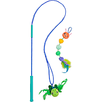 Catstages Tail Teaser Ground Prey Interactive Wand Cat Toy