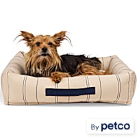 EveryYay Stripe Cuddler Dog Bed