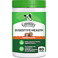 Greenies Chicken Flavor Supplement Chews Digestive Health Probiotics for Dogs