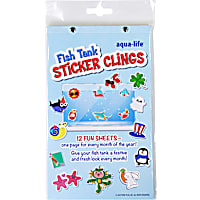 Penn Plax Aqua-Life Aquarium Fish Sticker Clings - 12 Page Sheet Booklet