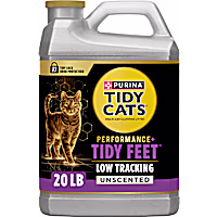 Purina Tidy Cats Tidy Feet Clumping Unscented Low Tracking Cat Litter with Odor Control for Clean Paws