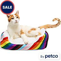 EveryYay Essentials Pride Rainbow Rectangle Cat Bed