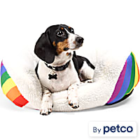 EveryYay Essentials Pride Oval Cuddler Dog Bed