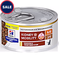 Hill's Prescription Diet k/d Kidney Care + Mobility Chicken & Vegetable Stew Wet Cat Food